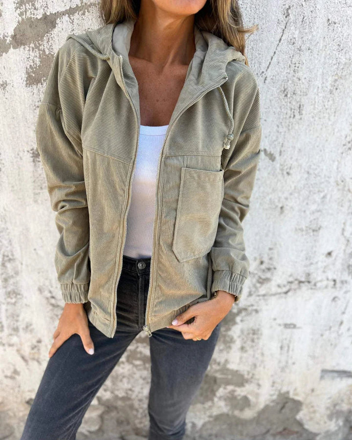 Giacca casual in velluto a coste