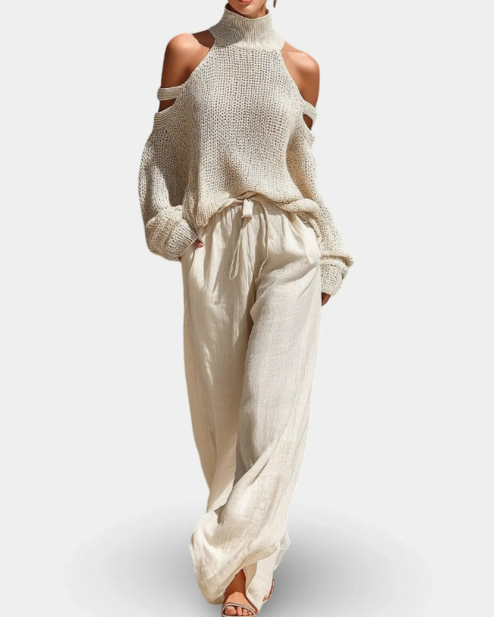 Camile | Completo alla moda in maglia e pantaloni
