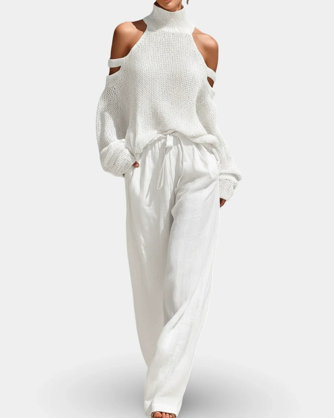 Camile | Completo alla moda in maglia e pantaloni