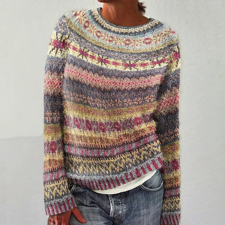 DELACROIX | Nicole Pastel Striped Sweater