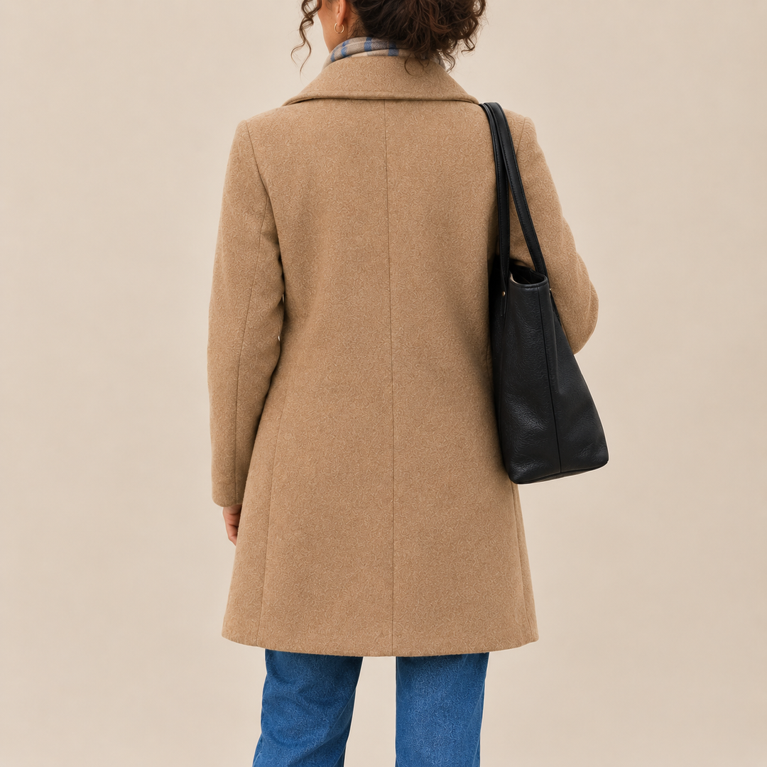 Aurora | Cappotto classico in panno con sciarpa coordinata in omaggio