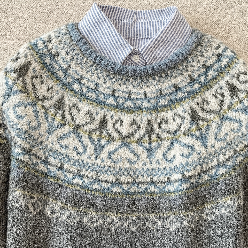 DELACROIX | Maglione Martine con Dettagli Ivorio