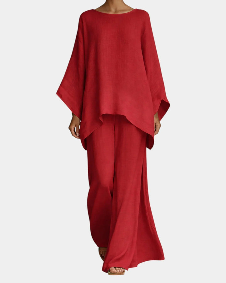 Mavie | Completo fluido con pantaloni e blusa