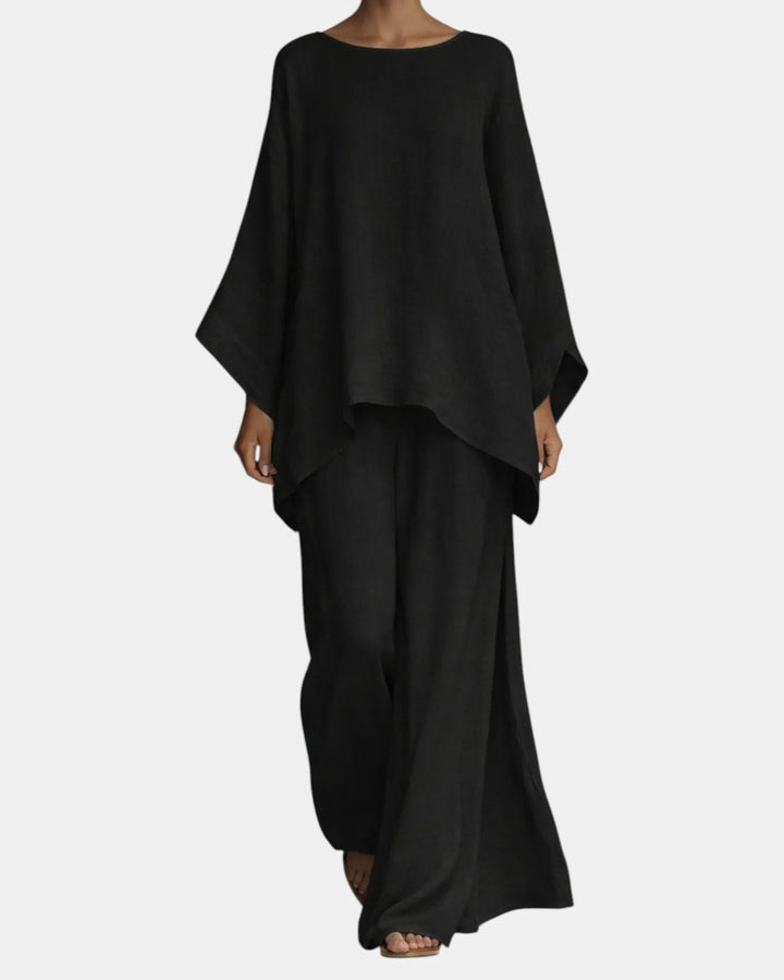 Mavie | Completo fluido con pantaloni e blusa