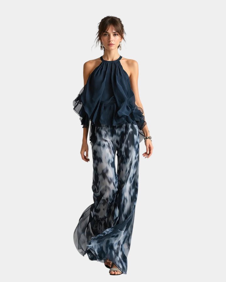 Magali | Completo elegante con pantaloni e blusa