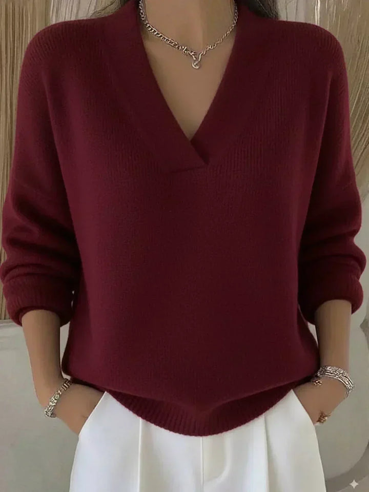Violeta | Maglione Ampio con Collo a V