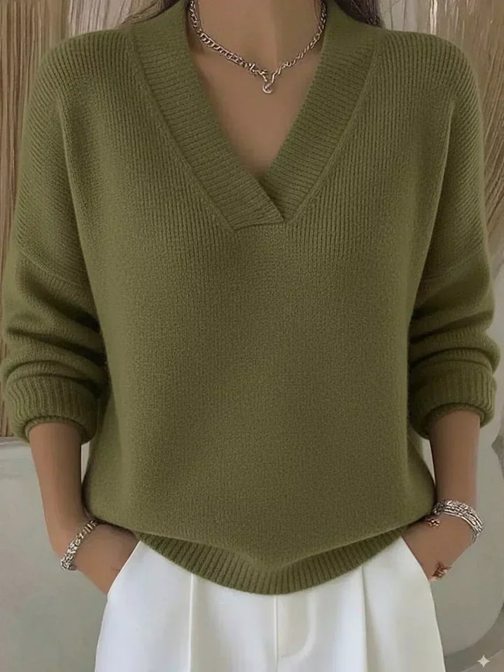 Violeta | Maglione Ampio con Collo a V
