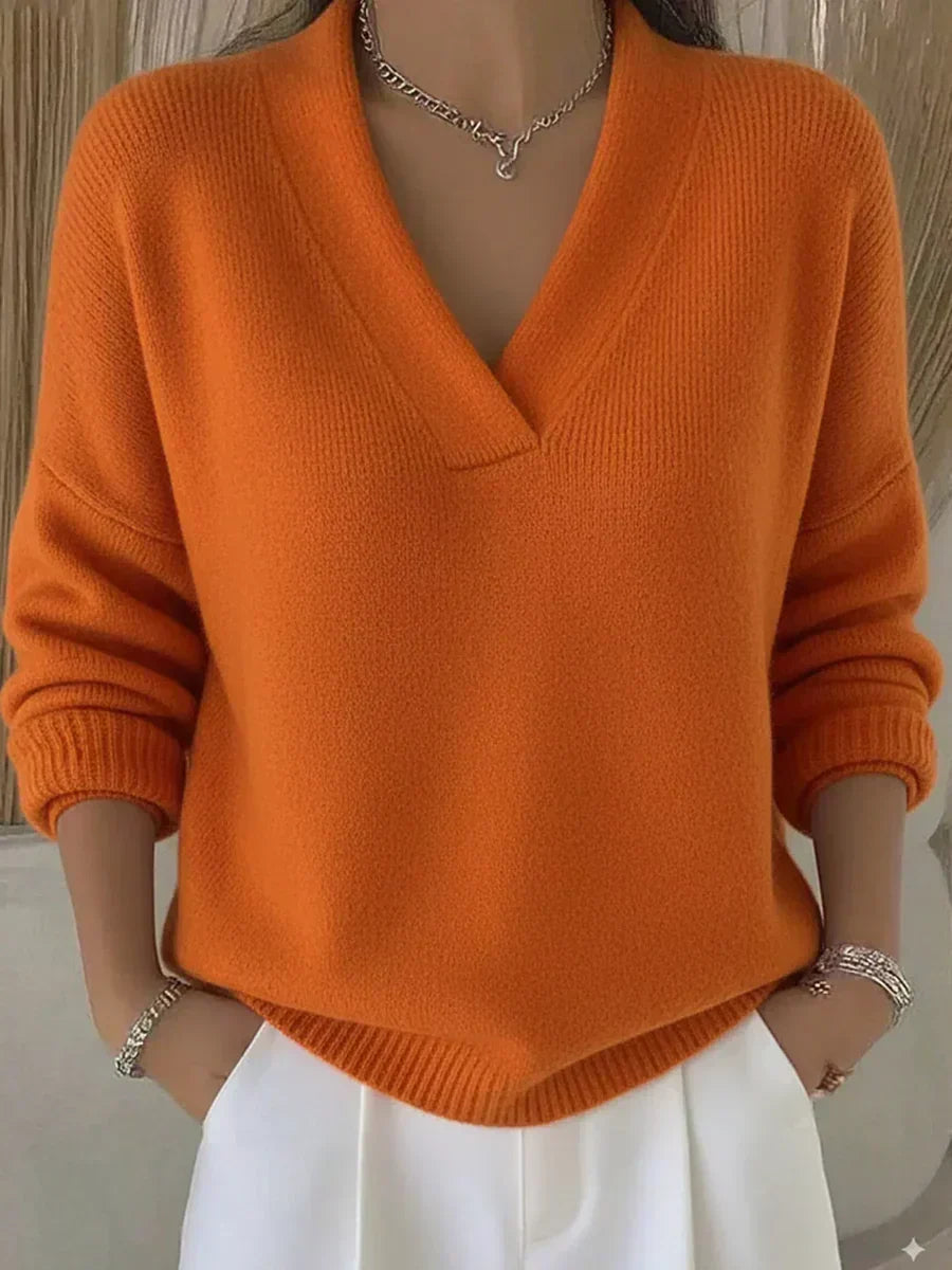 Violeta | Maglione Ampio con Collo a V