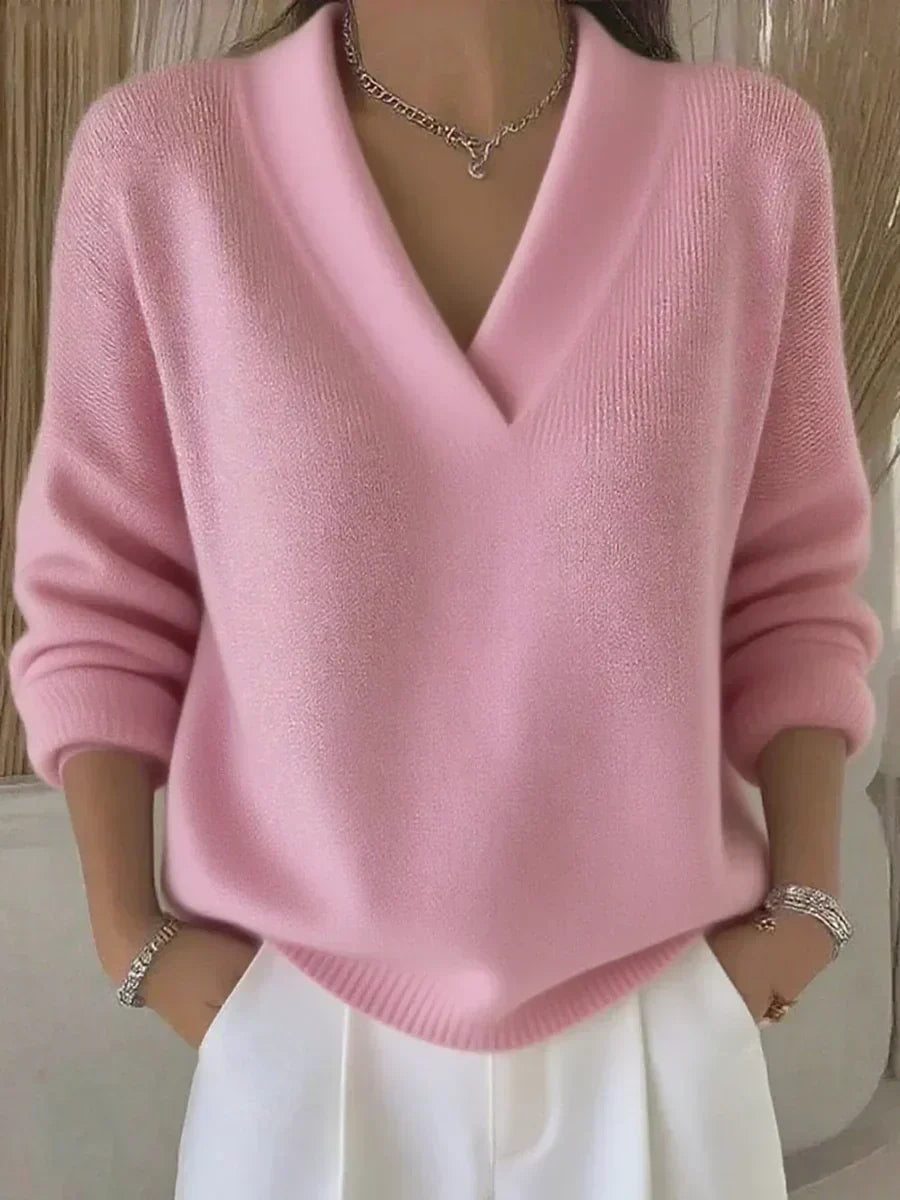 Violeta | Maglione Ampio con Collo a V