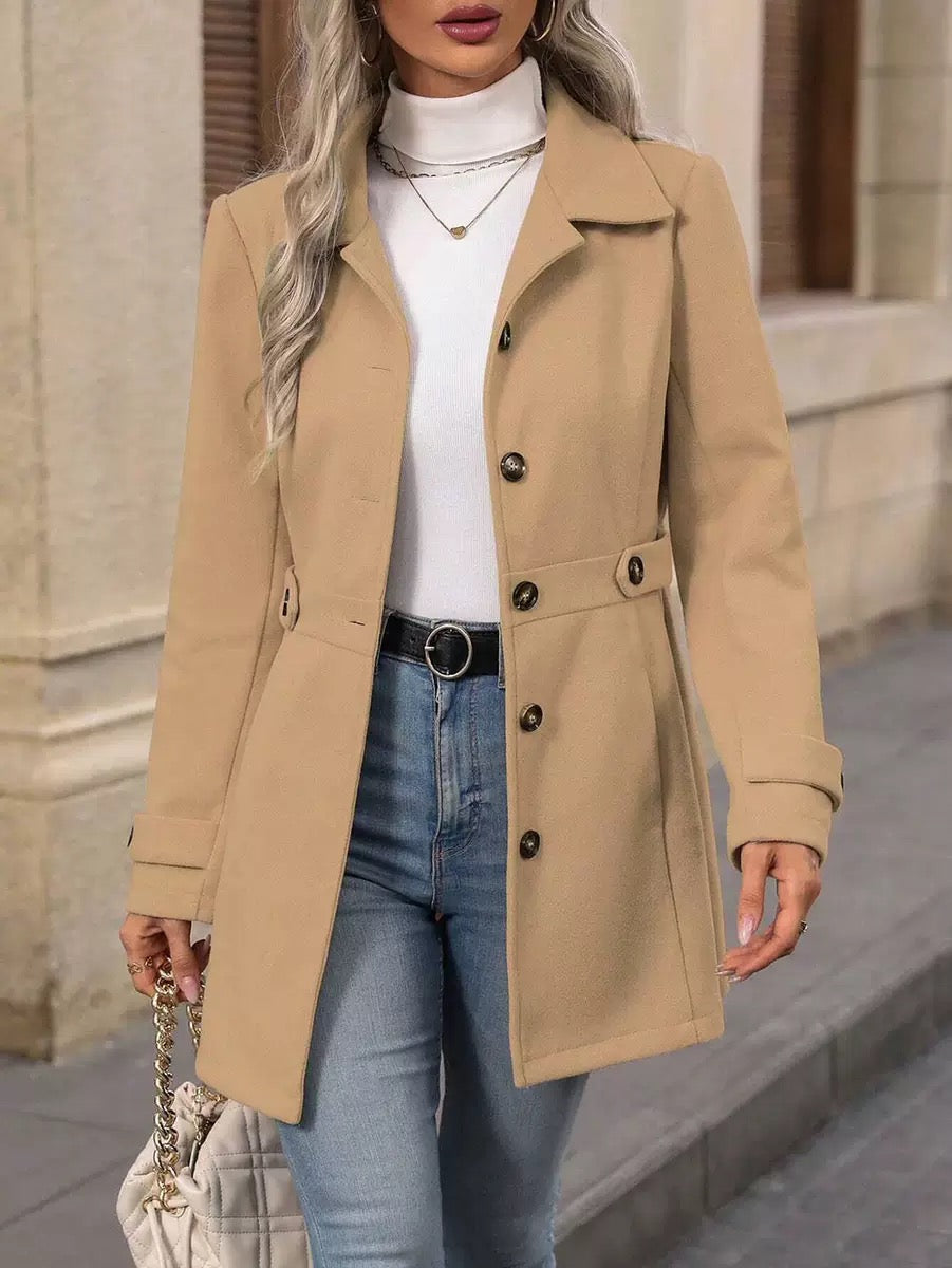 Christine | Cappotto elegante con cintura