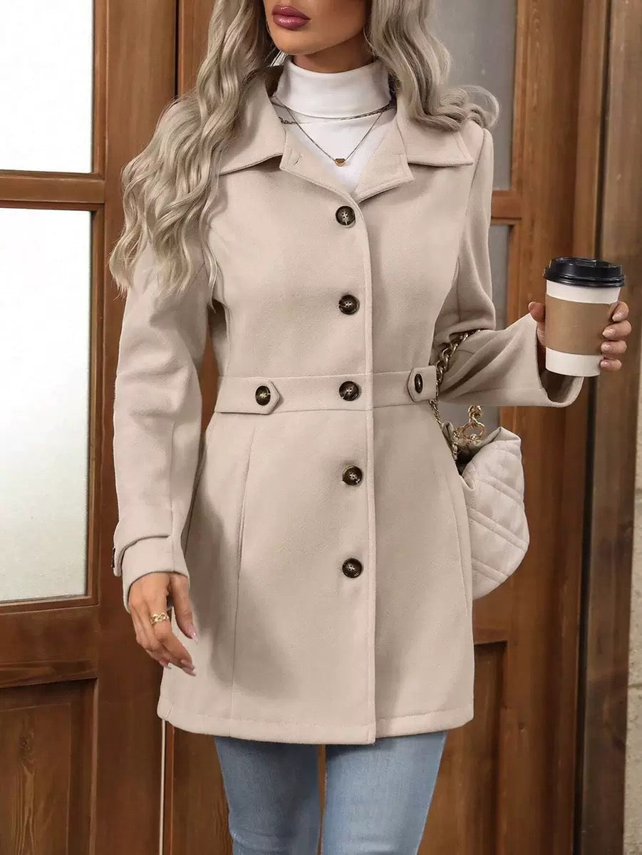 Christine | Cappotto elegante con cintura