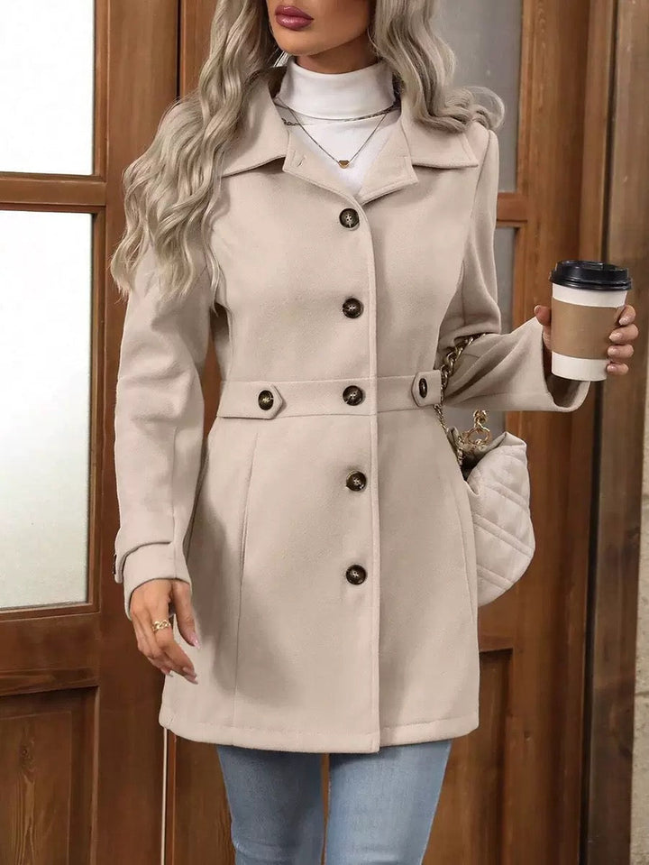 Christine | Cappotto elegante con cintura