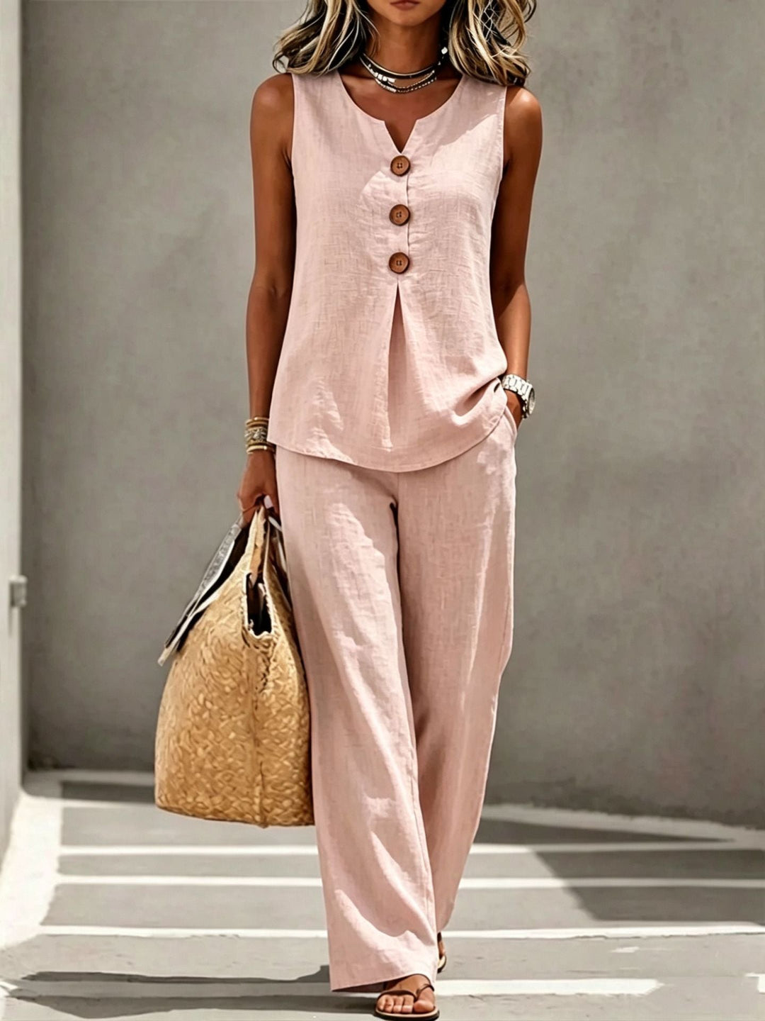 Joséphine | Completo elegante con pantaloni fluidi