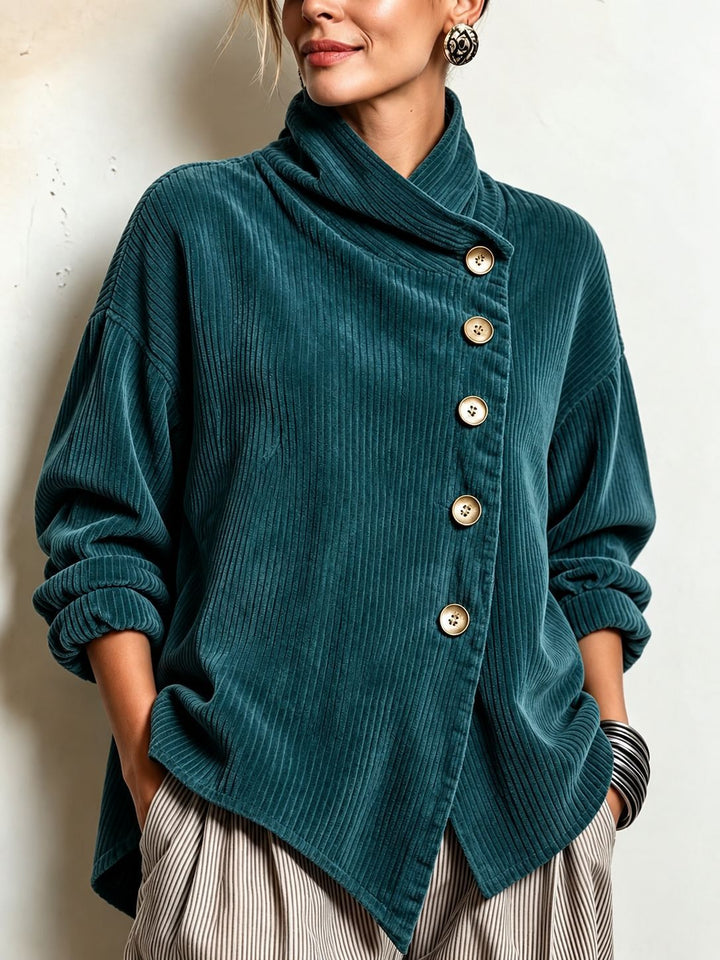 Capucine | Maglione in velluto a coste con collo alto