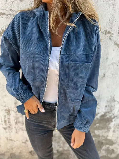 Giacca casual in velluto a coste