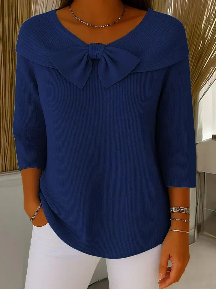 Trinidad | Maglione con Nodo e Collo Rotondo