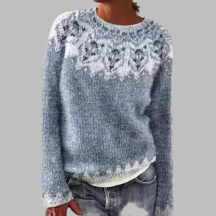 DELACROIX | Léa Sweater with Frosted Inserts