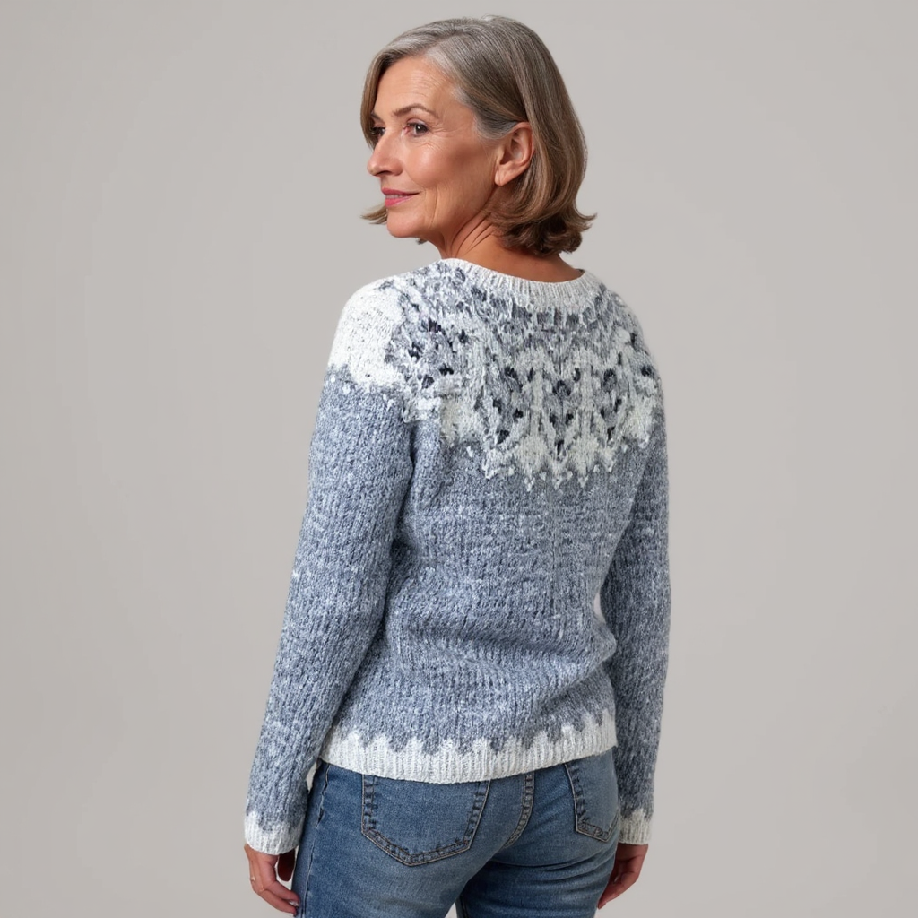 DELACROIX | Léa Sweater with Frosted Inserts