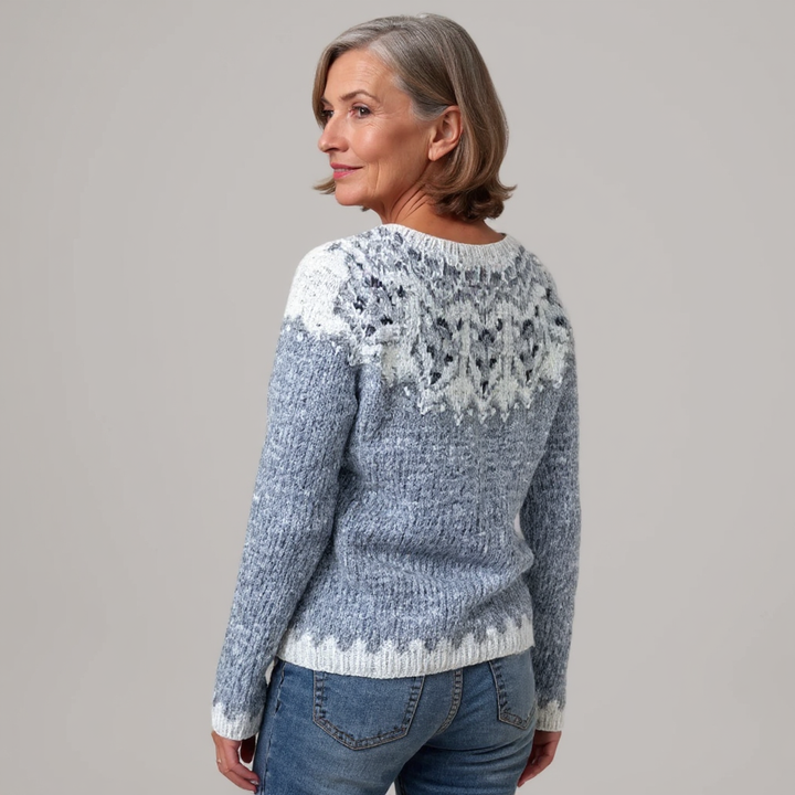 DELACROIX | Léa Sweater with Frosted Inserts