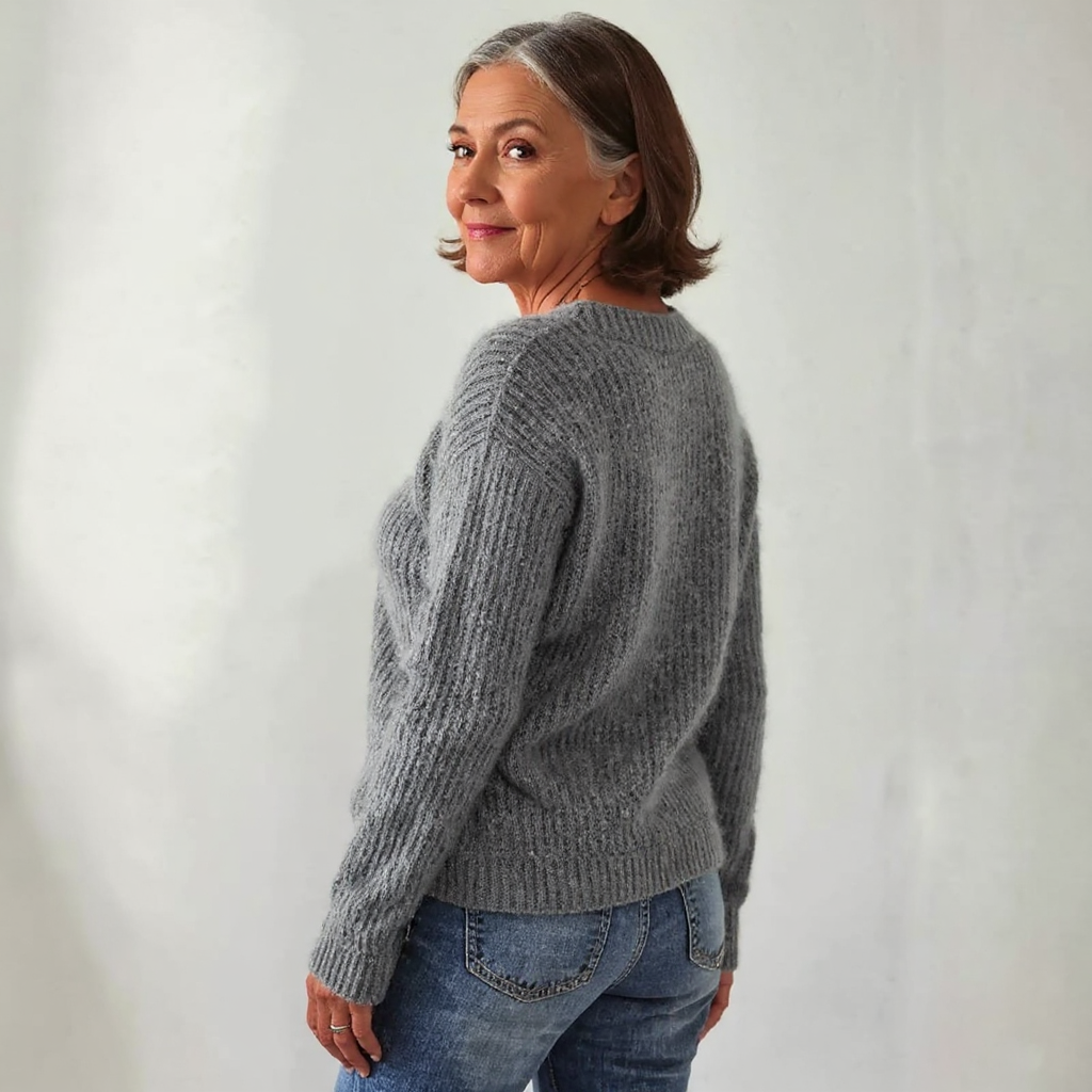 DELACROIX | Maglione in Maglia con Piccole Pecore Lucie