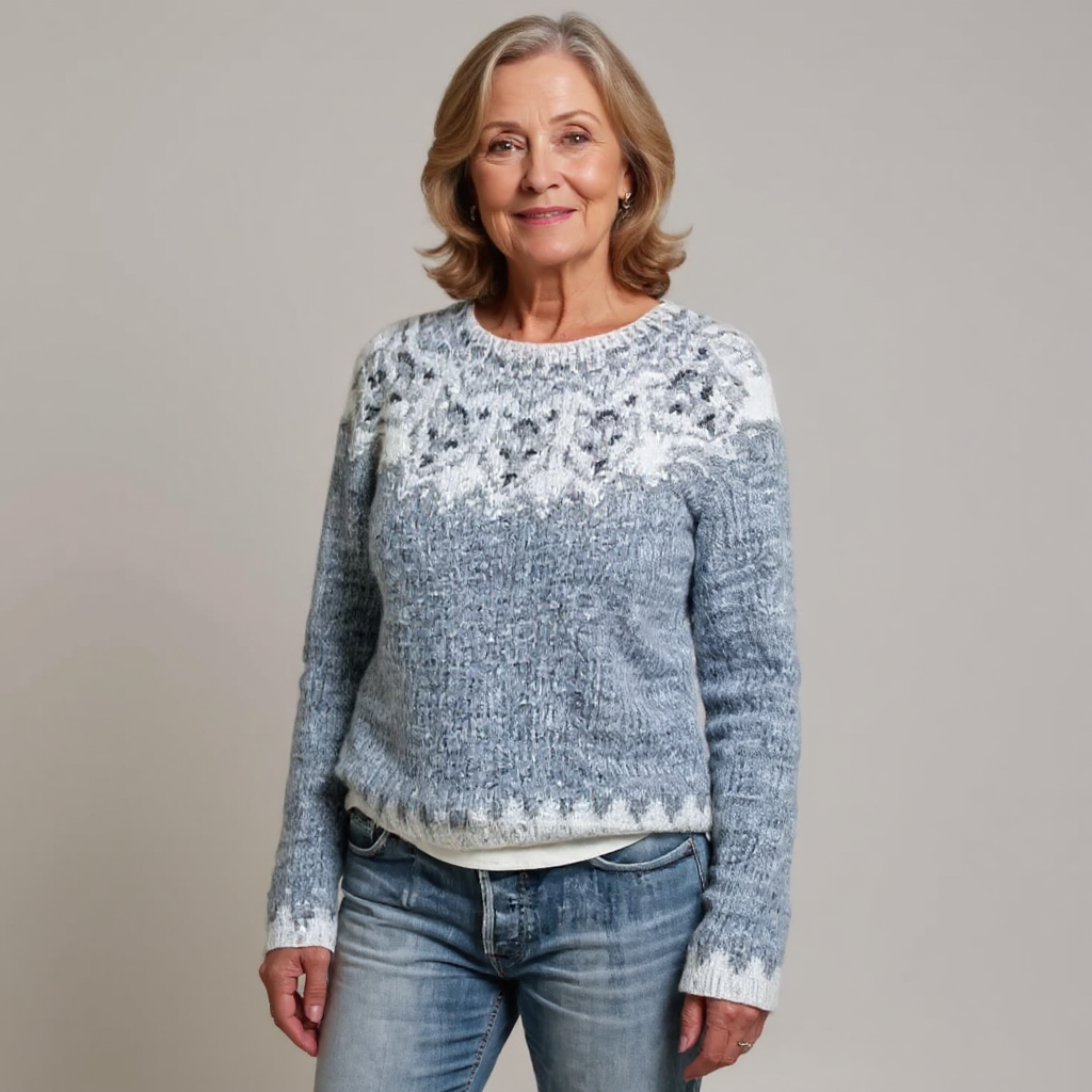 DELACROIX | Léa Sweater with Frosted Inserts