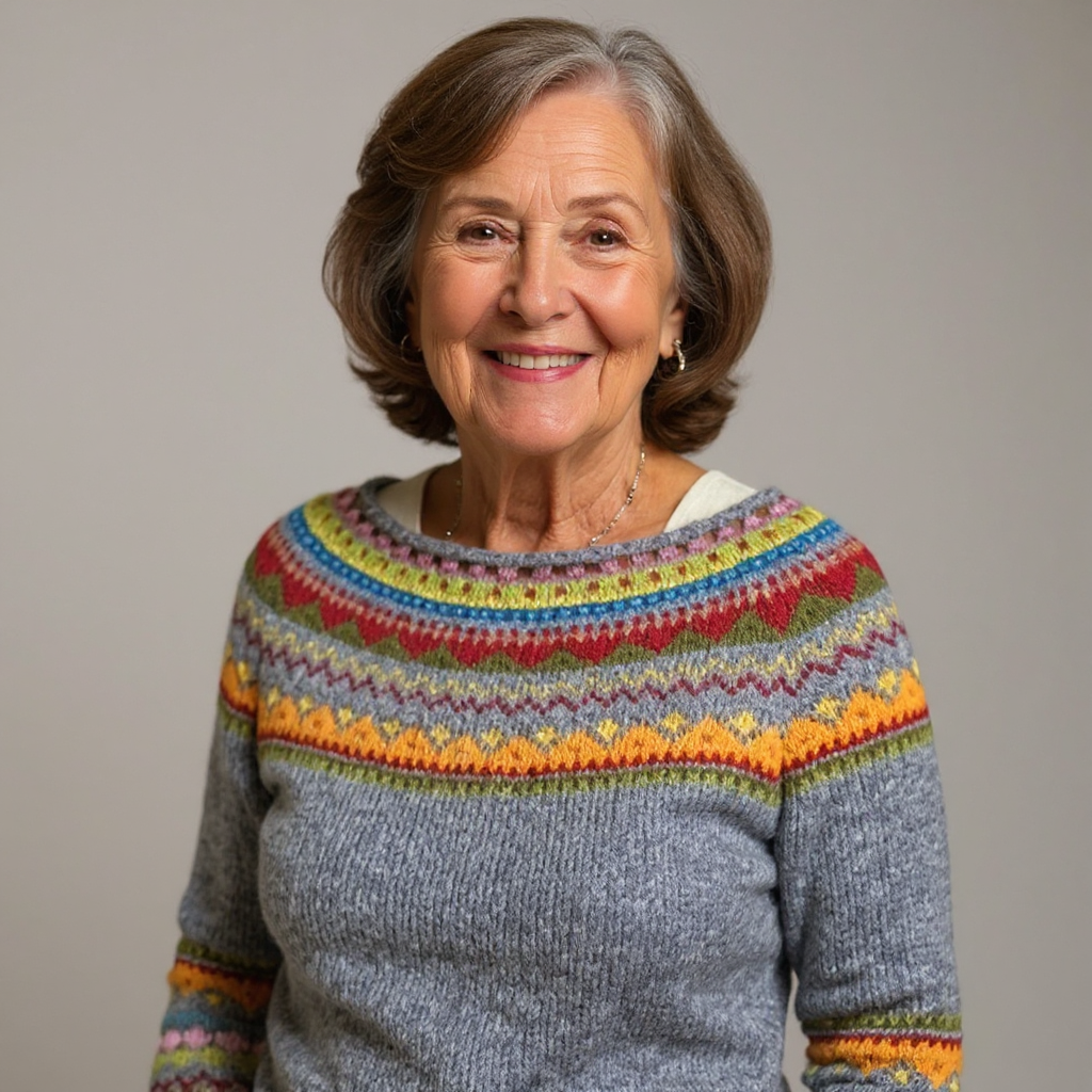 DELACROIX | Maglione a Maglia con Dettaglio Arcobaleno Sylvie