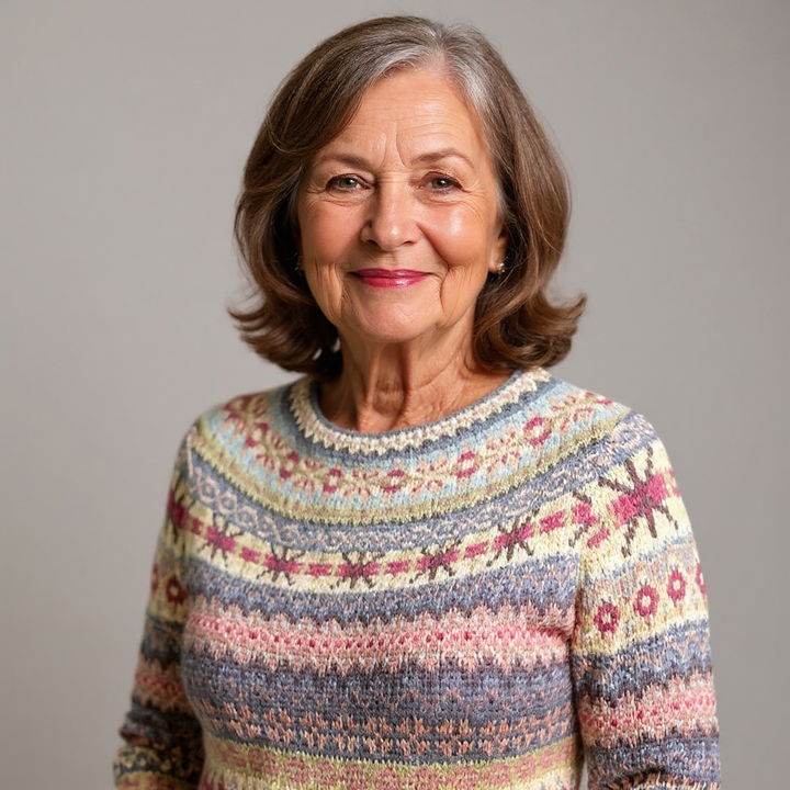 DELACROIX | Nicole Pastel Striped Sweater