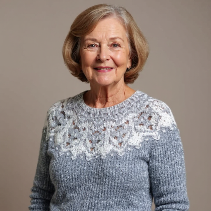 DELACROIX | Léa Sweater with Frosted Inserts