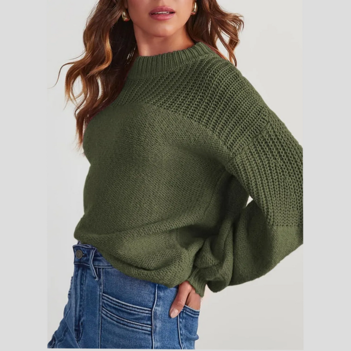 Maglione Donna Morbido a Maniche Lunghe
