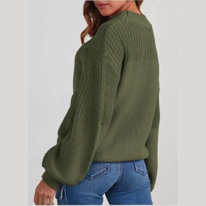 Maglione Donna Morbido a Maniche Lunghe