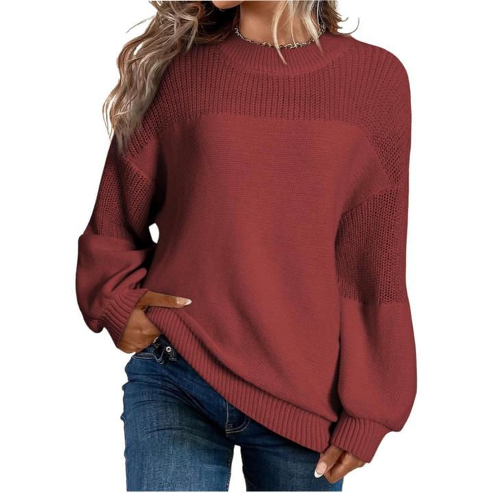 Maglione Donna Morbido a Maniche Lunghe